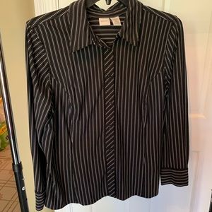 *LAST CHANCE* Black & White Striped Merona Shirt